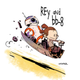 Illustration for article titled A iCalvin And Hobbes/i mashup brings out the cutest possible side of iStar Wars/i